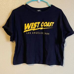 Riot Queen cropped T-Shirt West Coast Los Angeles 1989